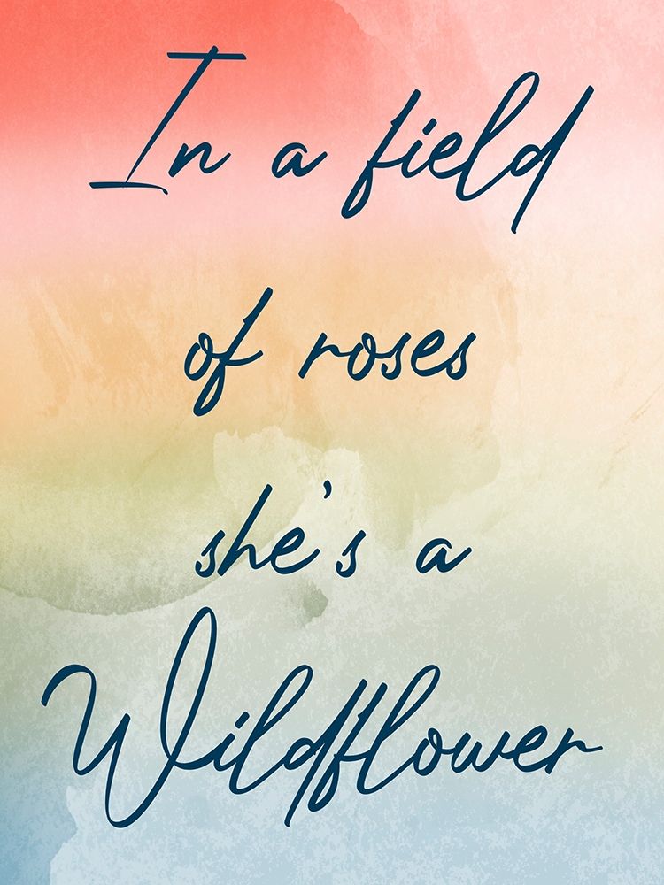 Be A Wildflower art print by Marcus Prime for $57.95 CAD