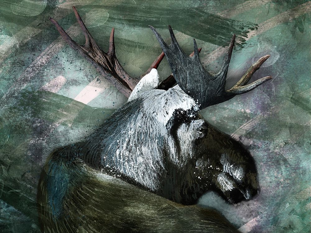 Spirit Moose 1 art print by Marcus Prime for $57.95 CAD