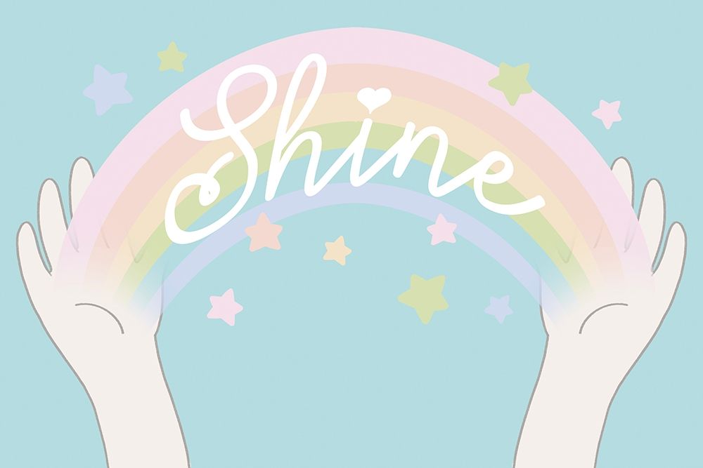 Rainbow Shine 2 art print by Marcus Prime for $57.95 CAD