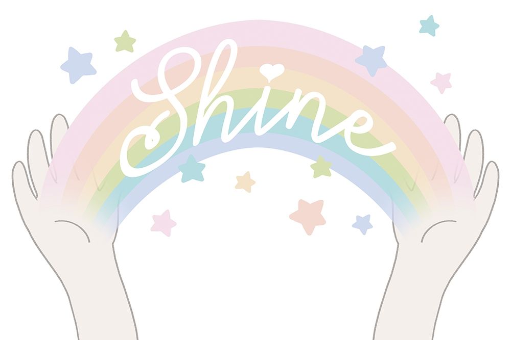 Rainbow Shine 3 art print by Marcus Prime for $57.95 CAD