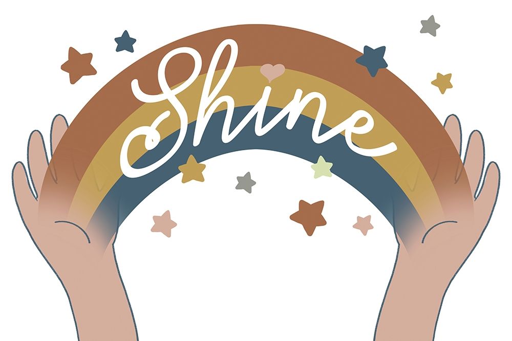 Rainbow Shine 4 art print by Marcus Prime for $57.95 CAD