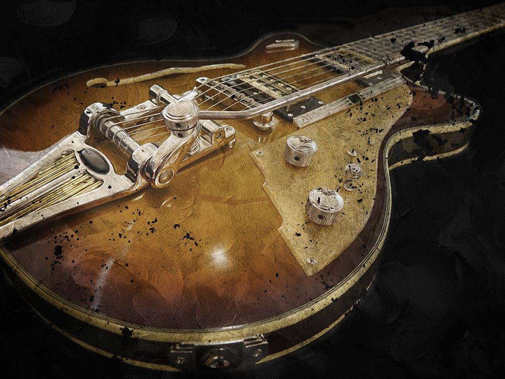 Electric Guitar art print by Marcus Prime for $57.95 CAD