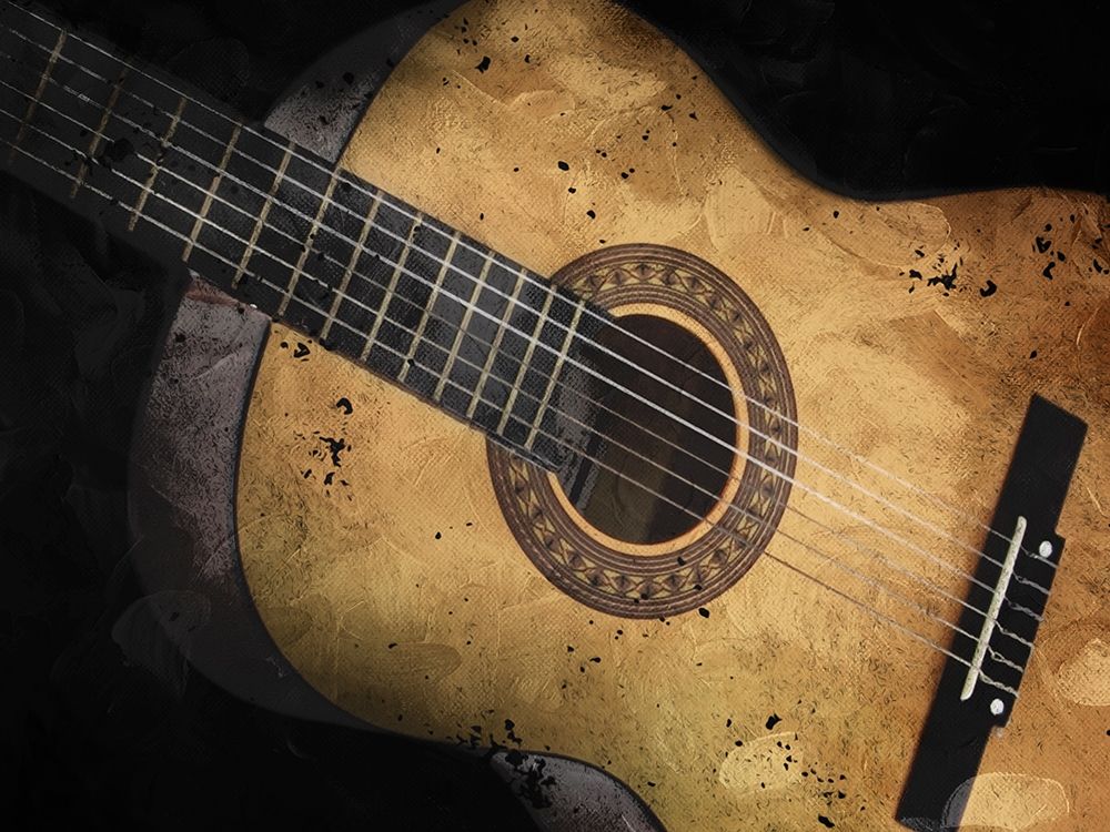 Acoustic Guitar art print by Marcus Prime for $57.95 CAD