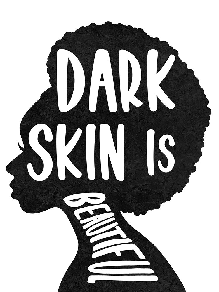 Dark Skin is Beautiful art print by Marcus Prime for $57.95 CAD