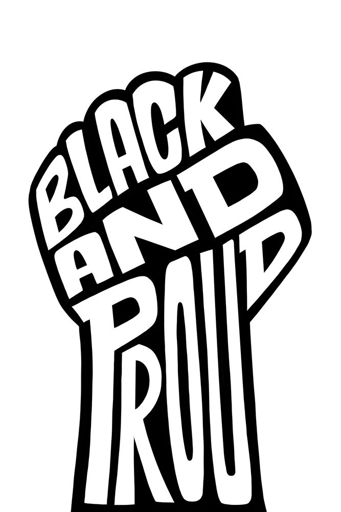 Black and Proud Fist art print by Marcus Prime for $57.95 CAD