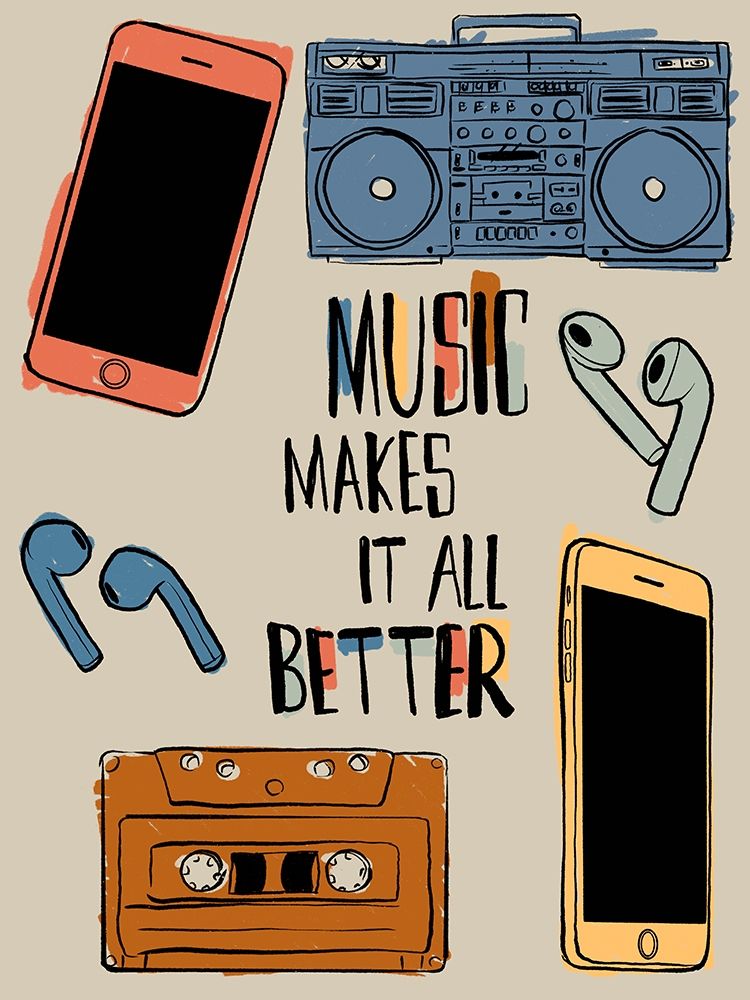 Better Music 2 art print by Marcus Prime for $57.95 CAD