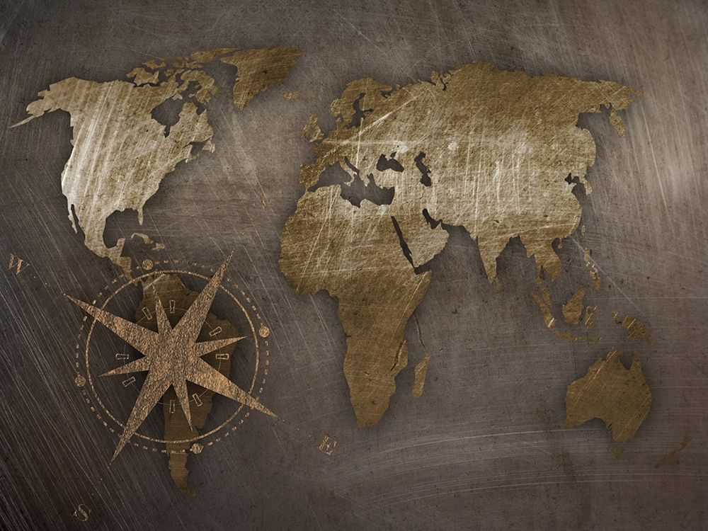 World Compass art print by Marcus Prime for $57.95 CAD
