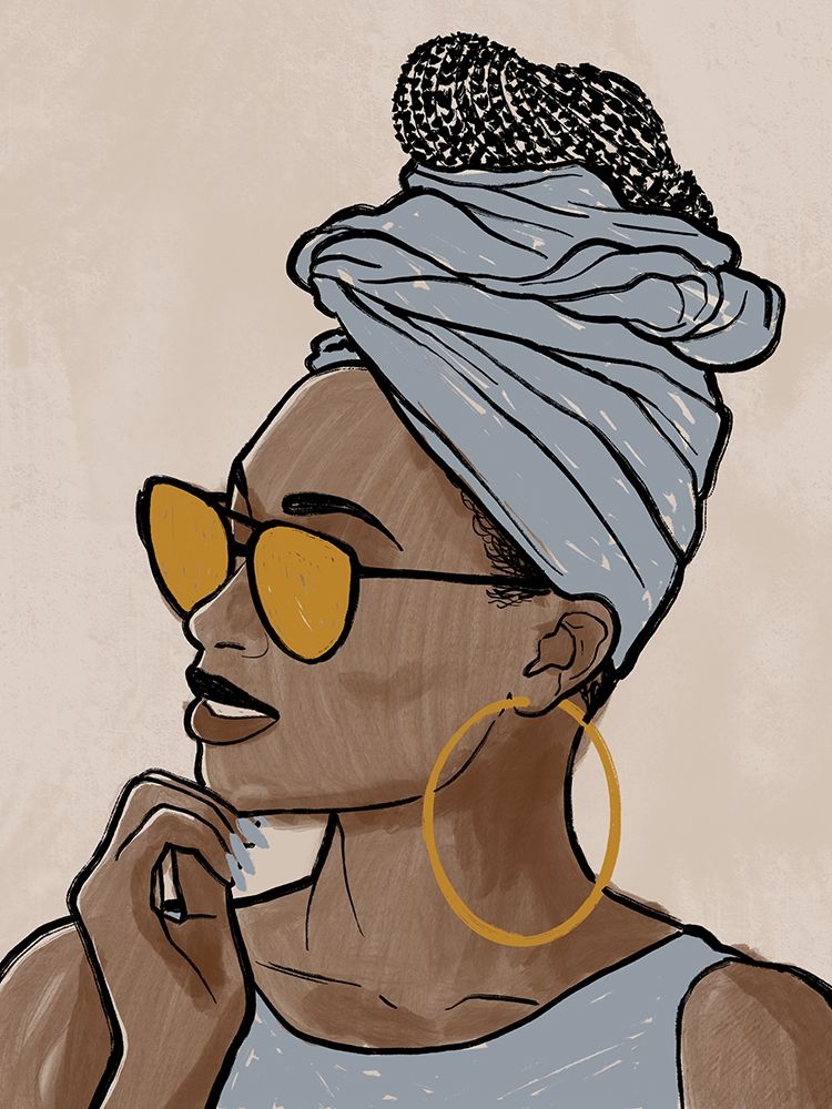 Fierce Model 2 art print by Marcus Prime for $57.95 CAD