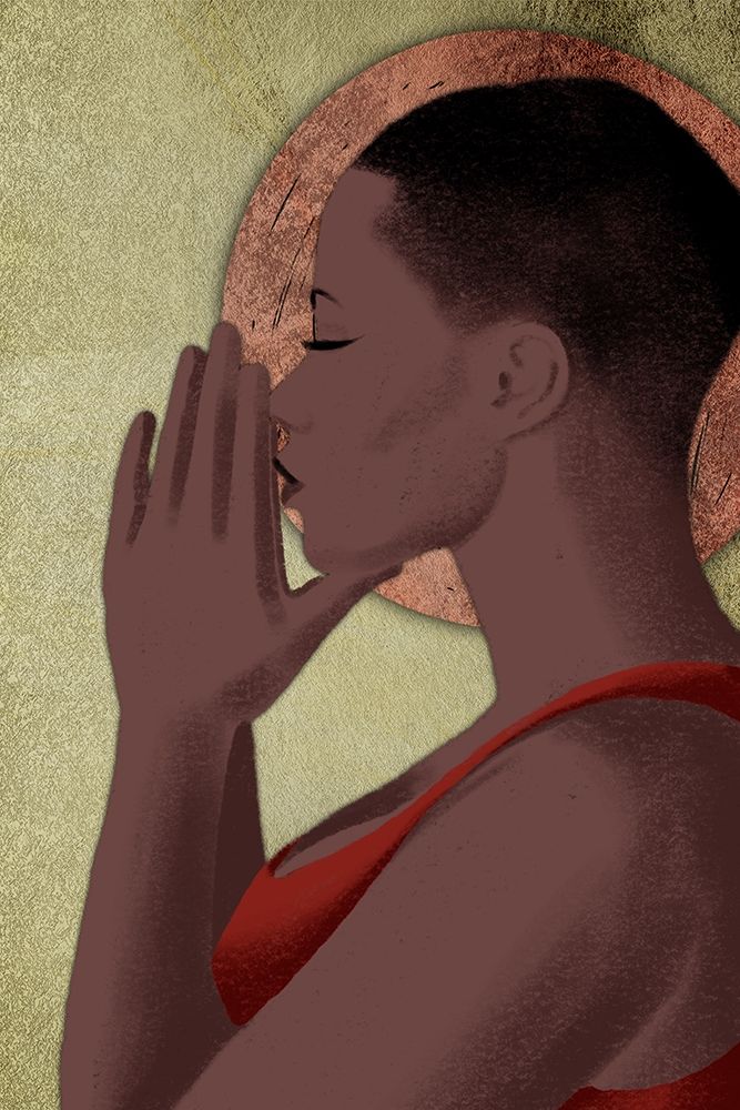 Praying Goddess 1 art print by Marcus Prime for $57.95 CAD