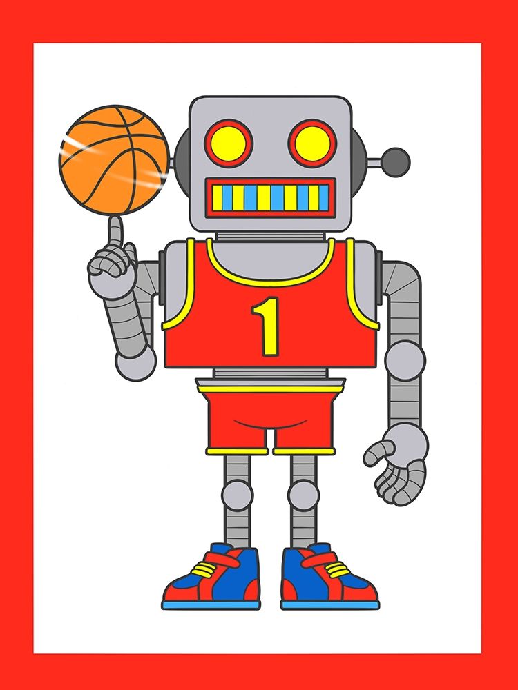 Robo Hoops 3 art print by Marcus Prime for $57.95 CAD