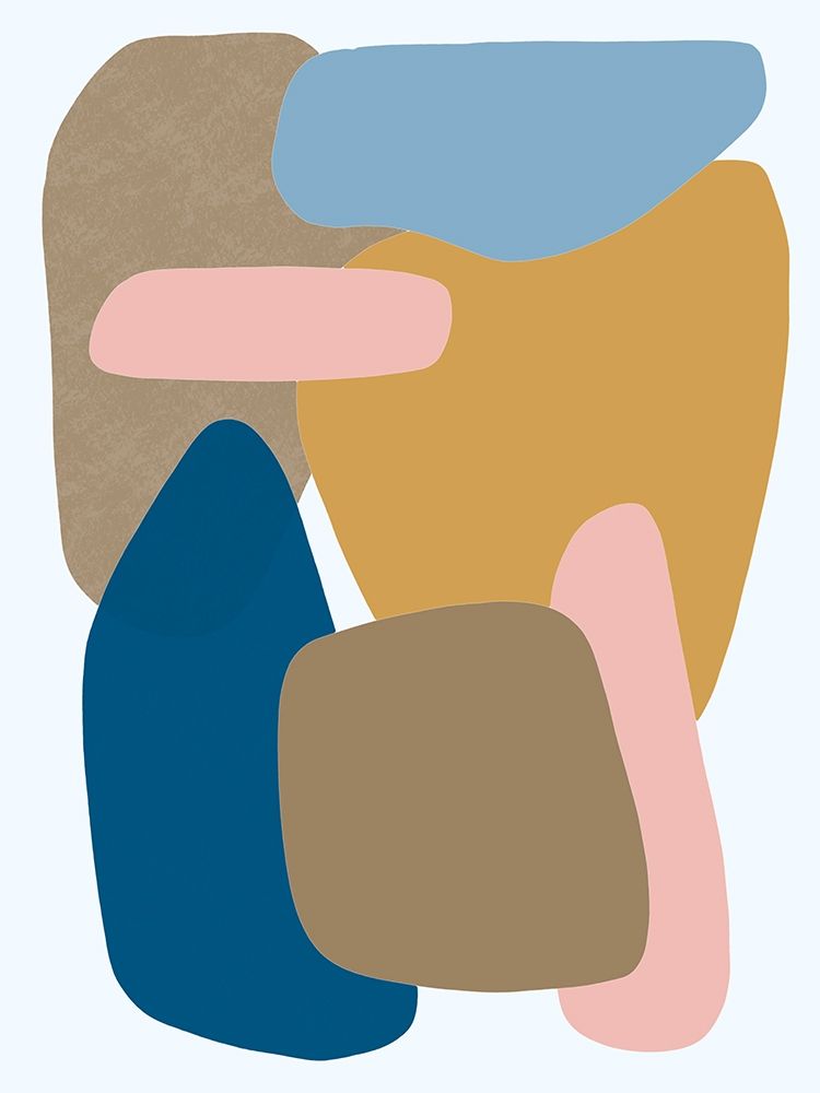 Merging Pastel Pebbles 1 art print by Marcus Prime for $57.95 CAD