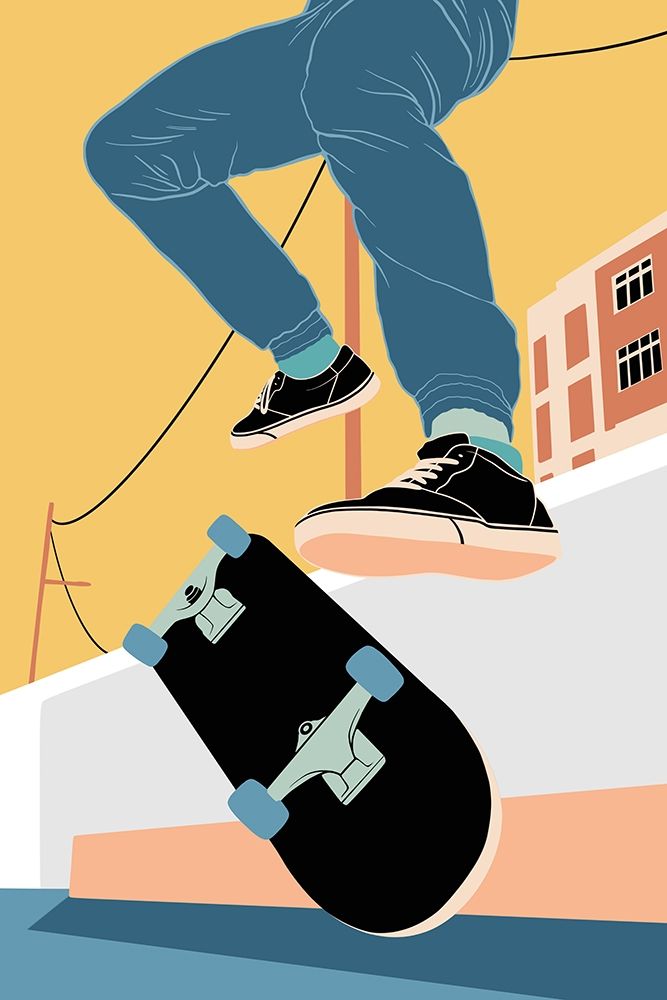 Flip Trick Dream art print by Marcus Prime for $57.95 CAD