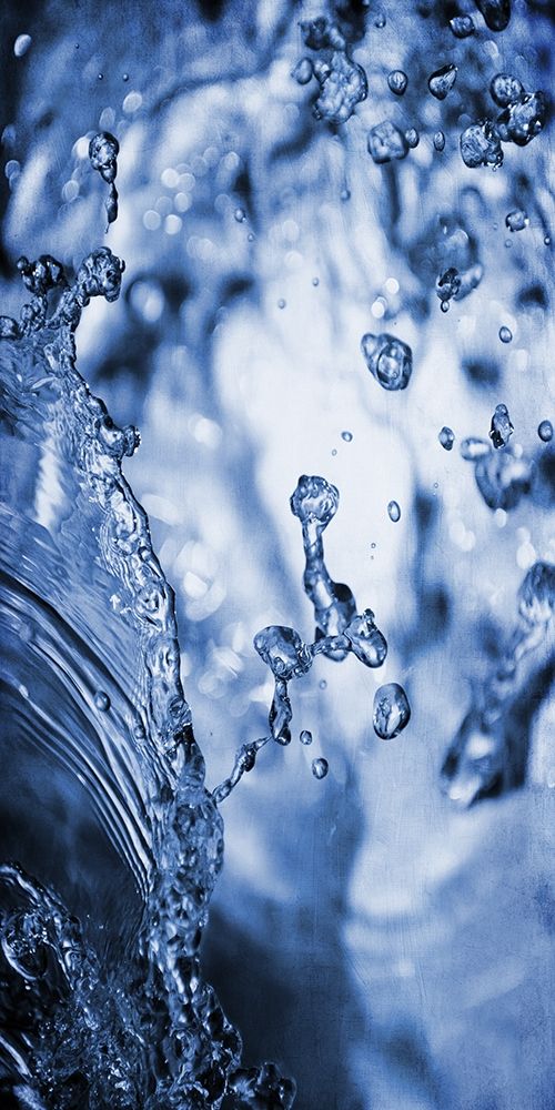 Aqua Droplets 1 art print by Marcus Prime for $57.95 CAD