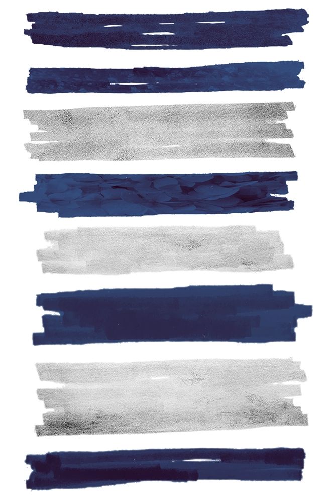 Indigo Paint Streaks art print by Marcus Prime for $57.95 CAD