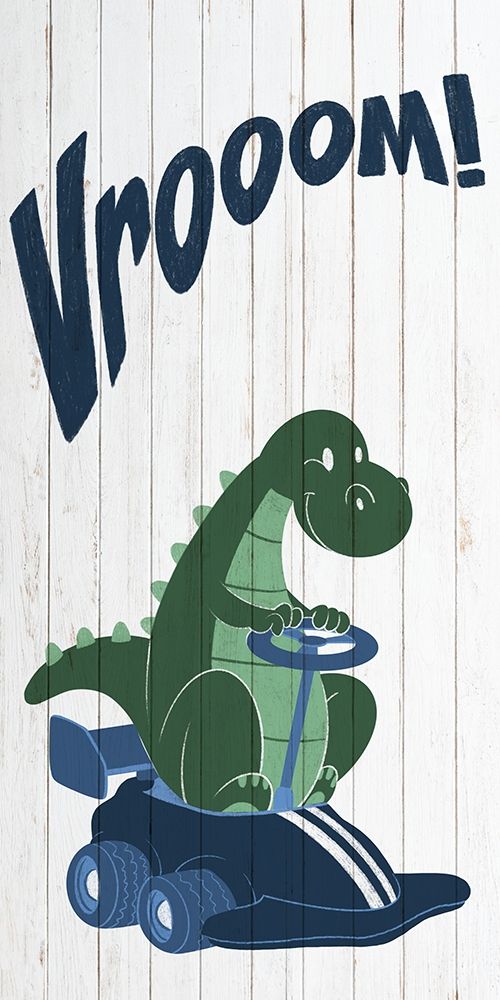 Dino Vroom 1 art print by Marcus Prime for $57.95 CAD
