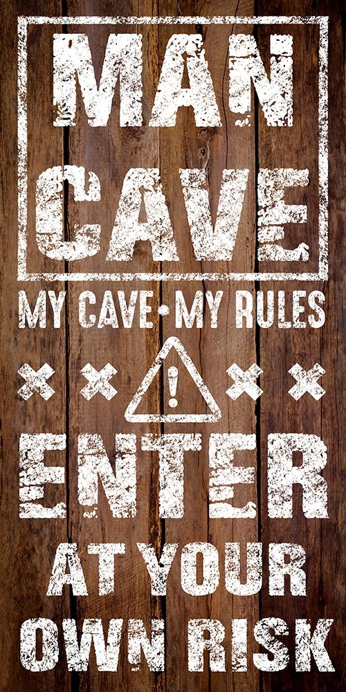 Enter Man Cave art print by Marcus Prime for $57.95 CAD