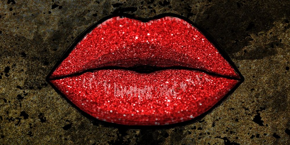 Glitter Kiss 2 art print by Marcus Prime for $57.95 CAD