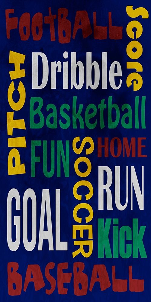 Sports Lingo 1 art print by Marcus Prime for $57.95 CAD