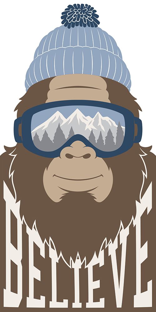 Believe Bigfoot art print by Marcus Prime for $57.95 CAD