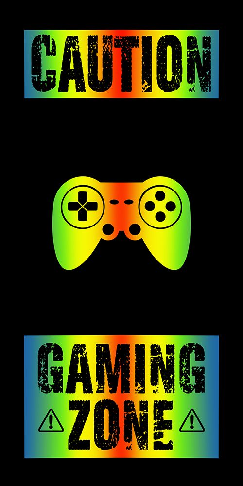Colorful Gamer Zone art print by Marcus Prime for $57.95 CAD
