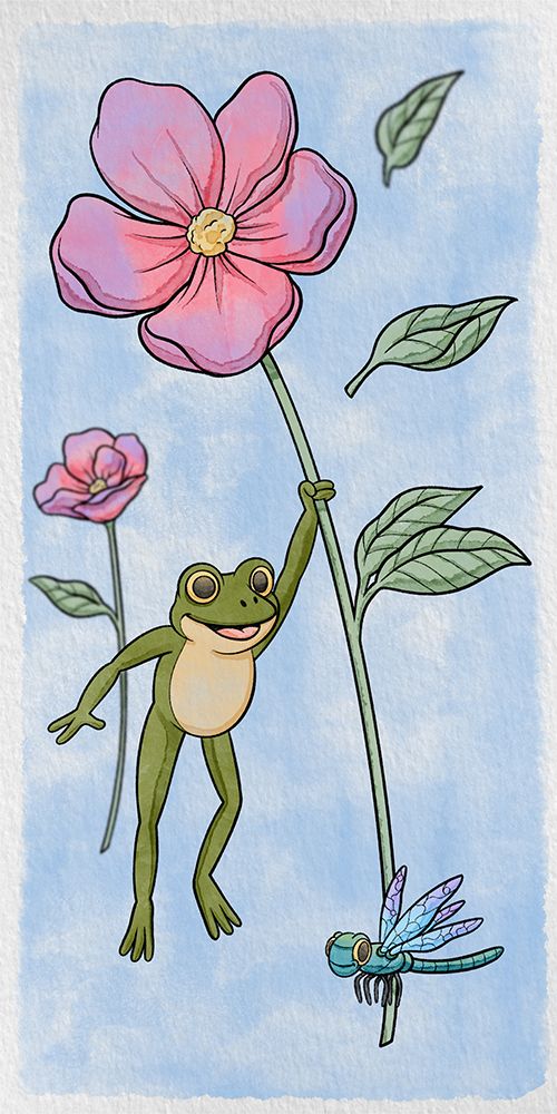 Flying Friends art print by Marcus Prime for $57.95 CAD