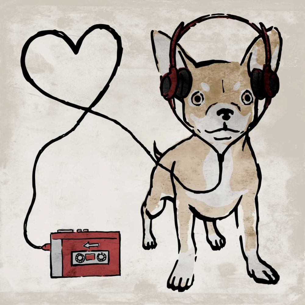 Cool Chihuahua art print by Marcus Prime for $57.95 CAD