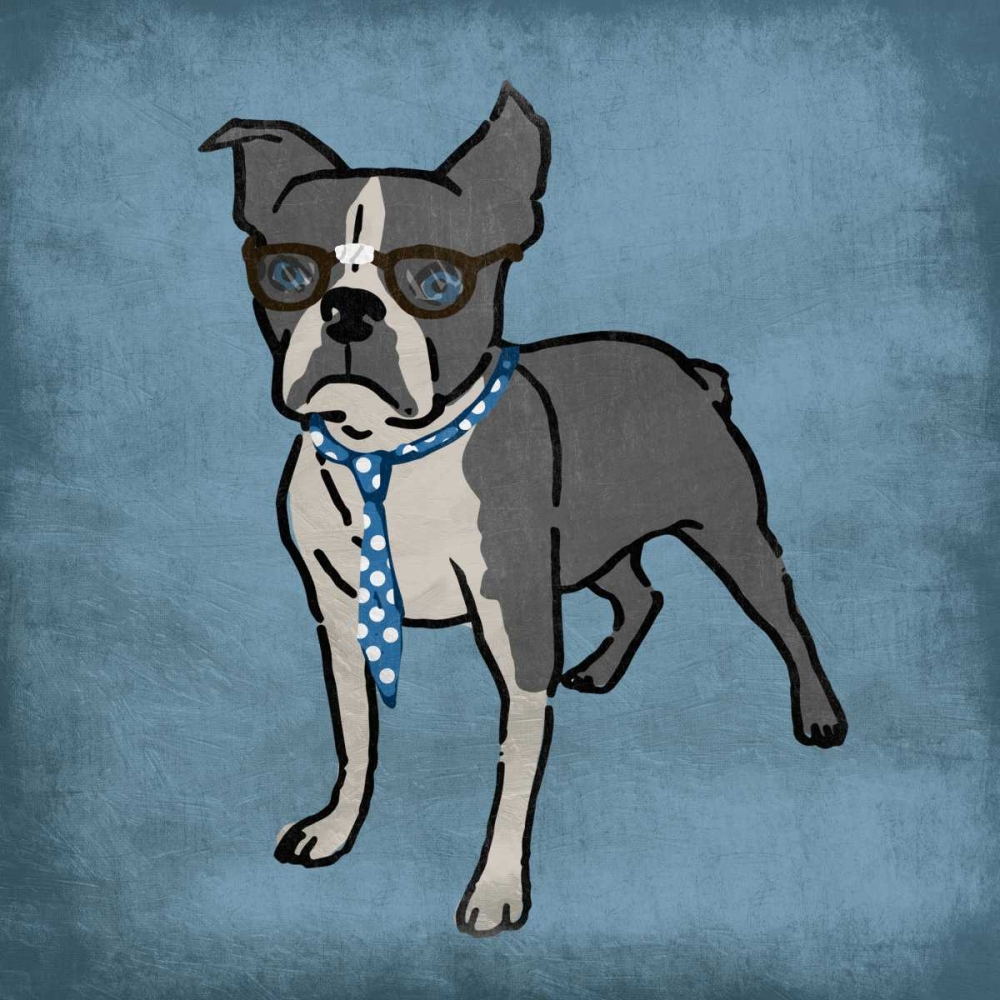 Nerdy Terrier art print by Marcus Prime for $57.95 CAD