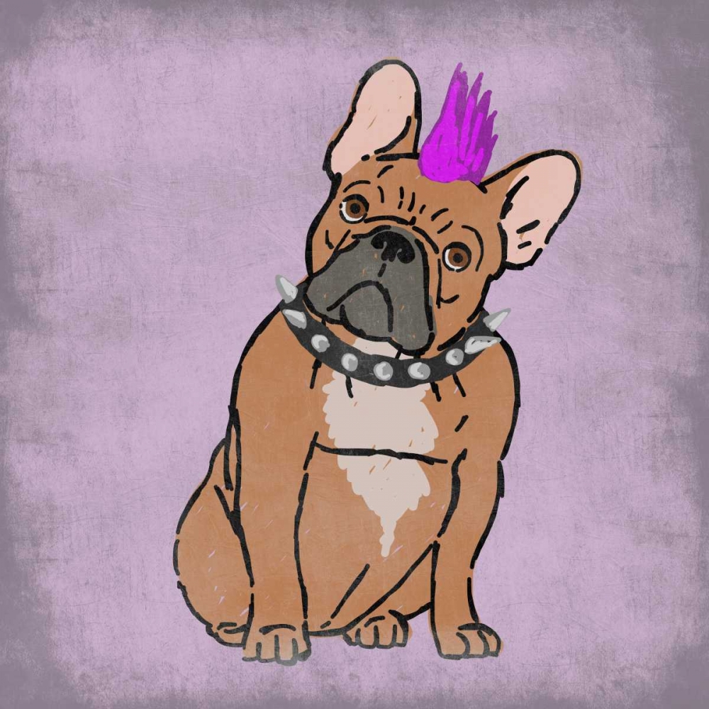 Rockin Frenchie art print by Marcus Prime for $57.95 CAD