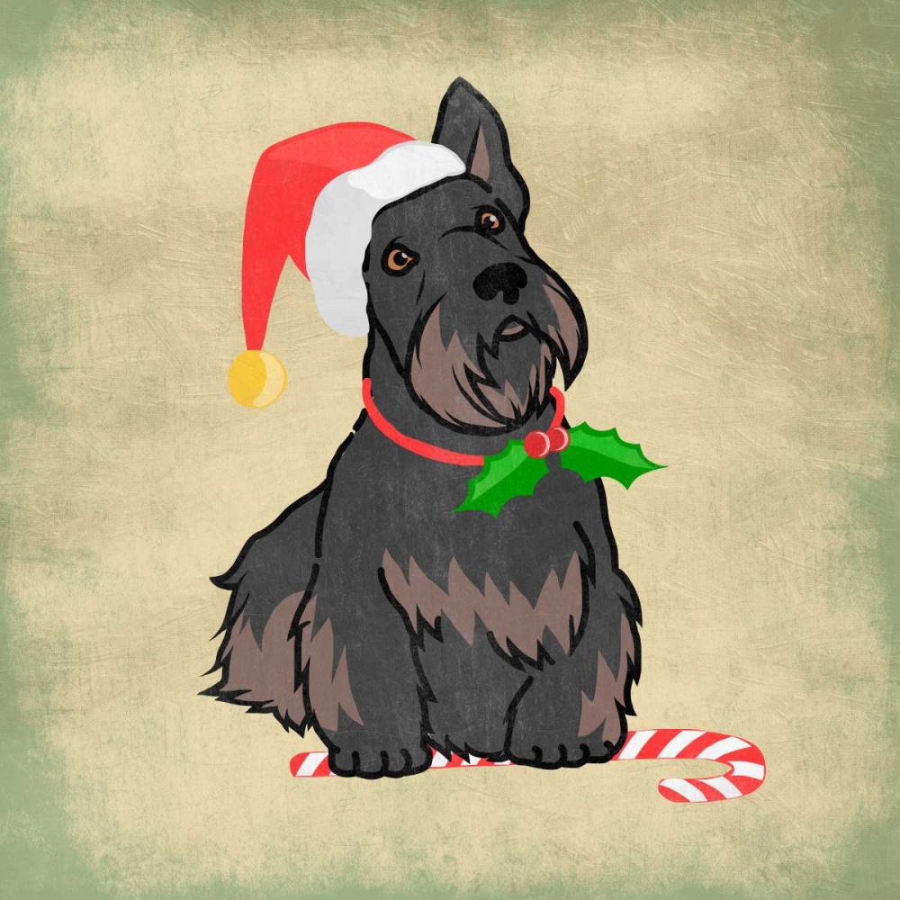 Merry Scottie art print by Marcus Prime for $57.95 CAD
