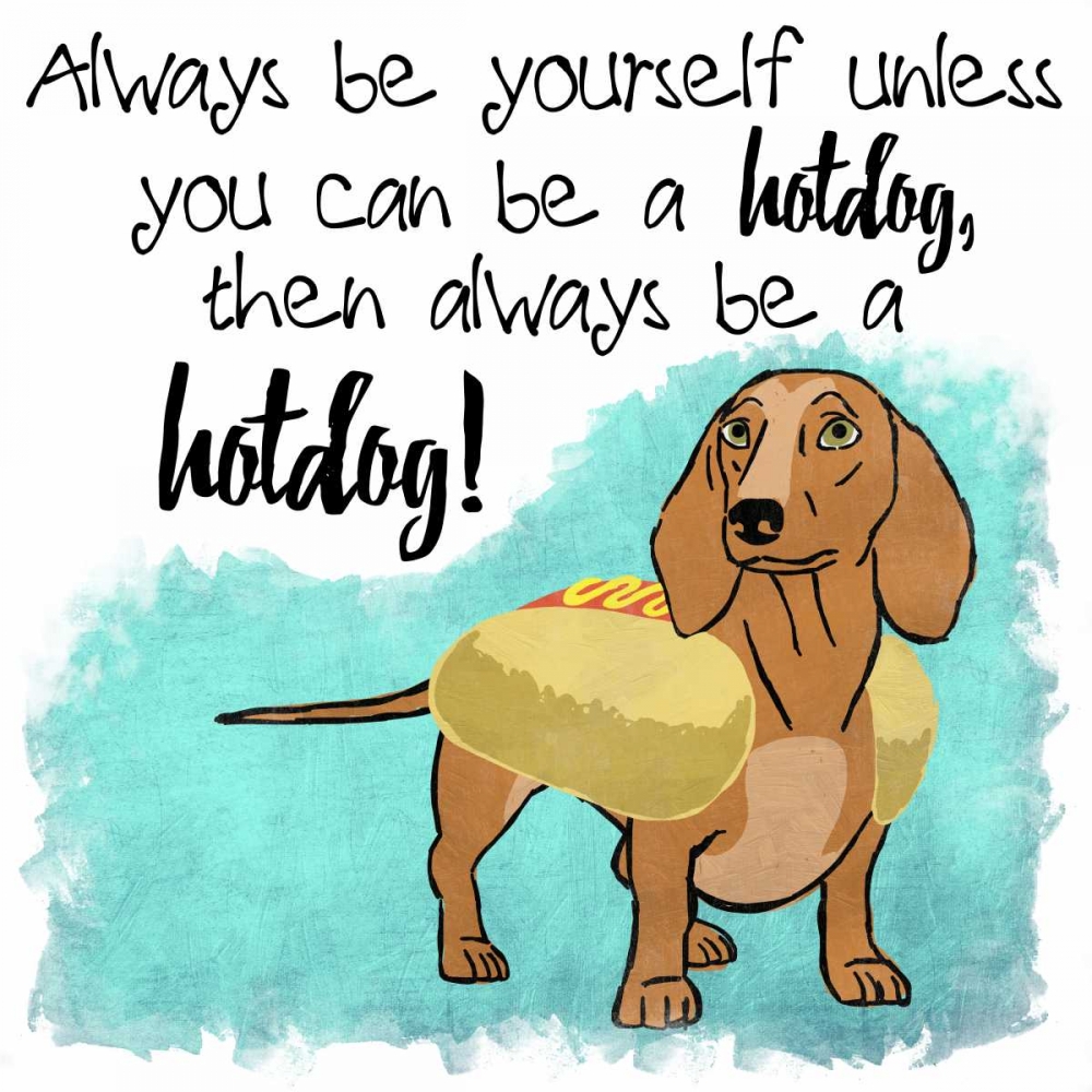 Hot Dog Confidence art print by Marcus Prime for $57.95 CAD