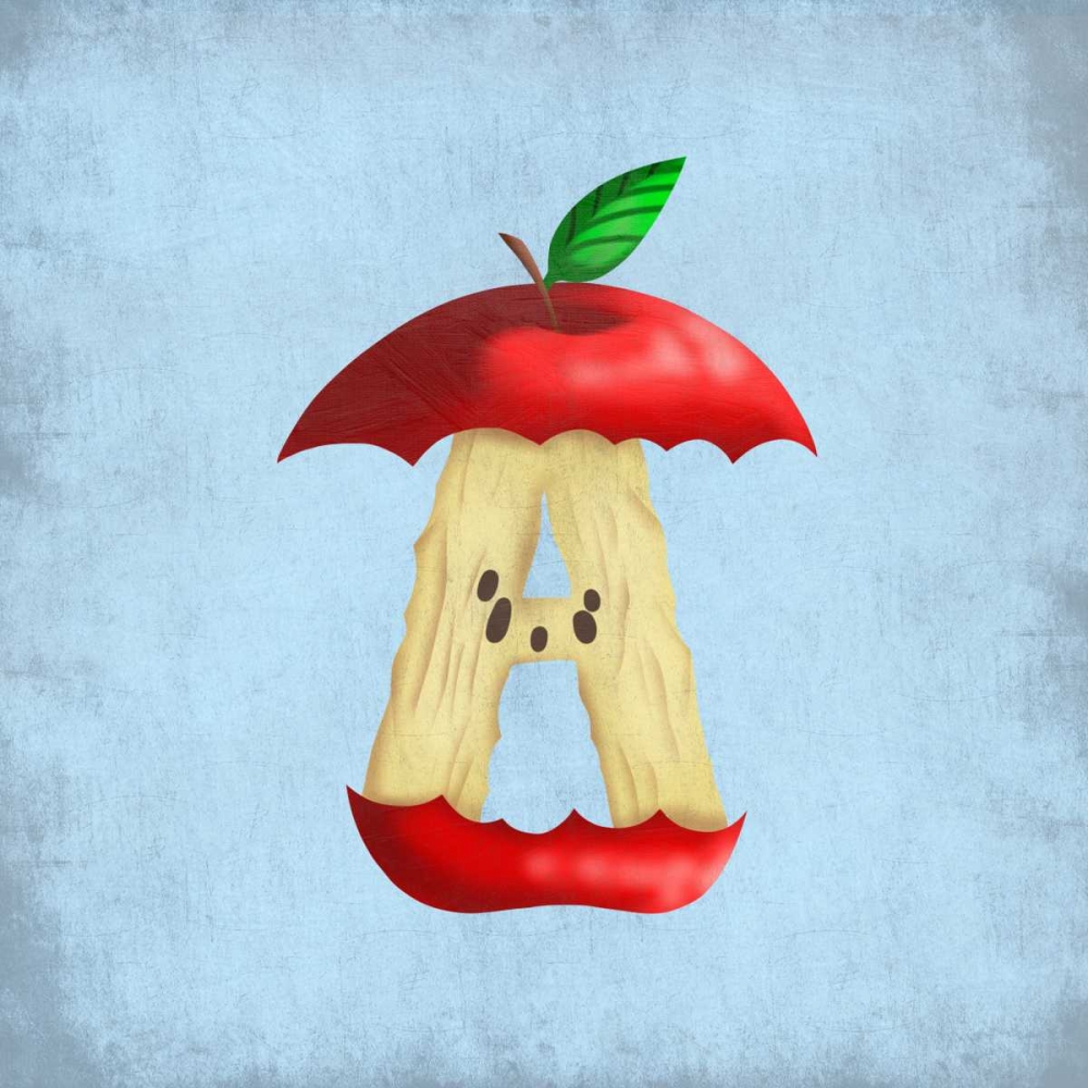A Is For Apple art print by Marcus Prime for $57.95 CAD