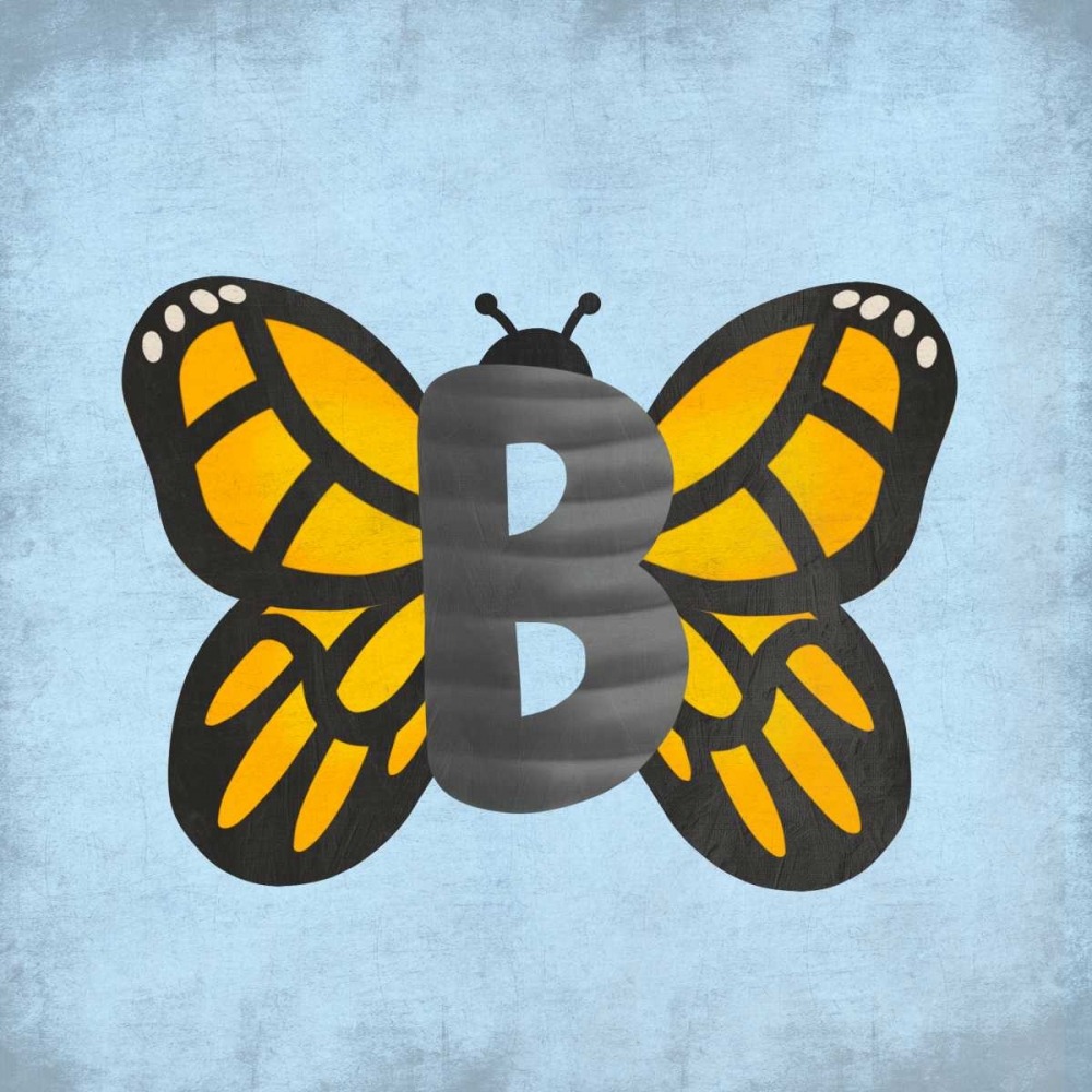B Is For Butterfly art print by Marcus Prime for $57.95 CAD