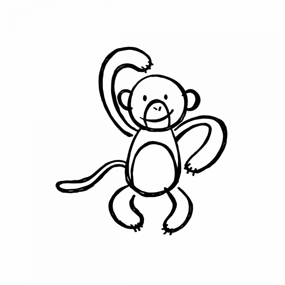 Cheeky Monkey art print by Marcus Prime for $57.95 CAD