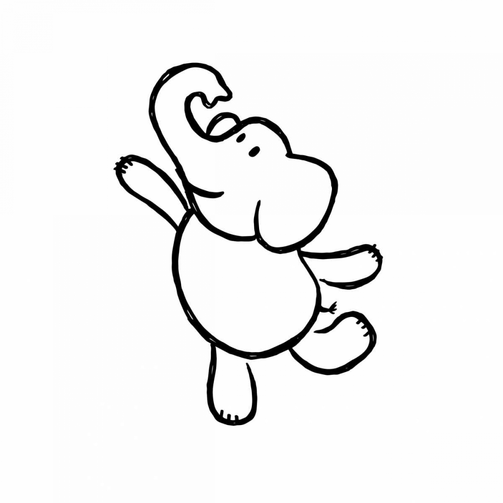 Dancing Elephant art print by Marcus Prime for $57.95 CAD