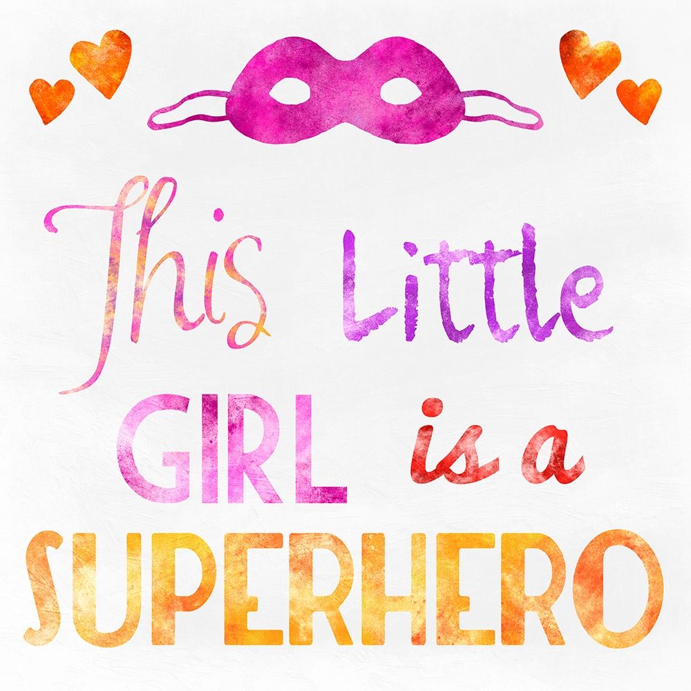 Little Super Girl art print by Marcus Prime for $57.95 CAD
