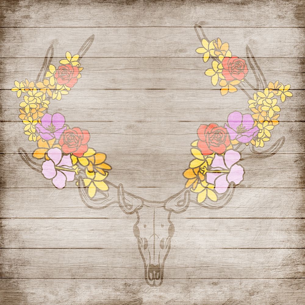 Antler Wooden Foliage art print by Marcus Prime for $57.95 CAD