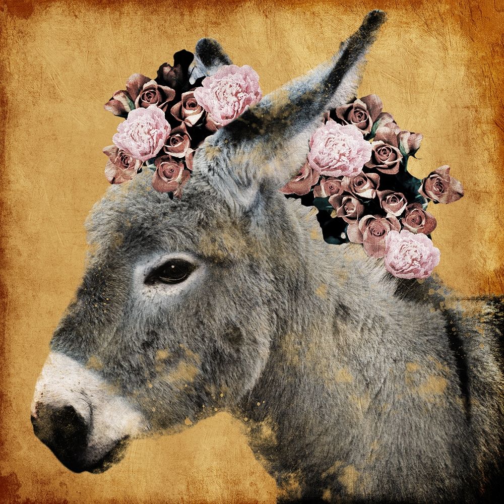 Pretty Donkey art print by Marcus Prime for $57.95 CAD