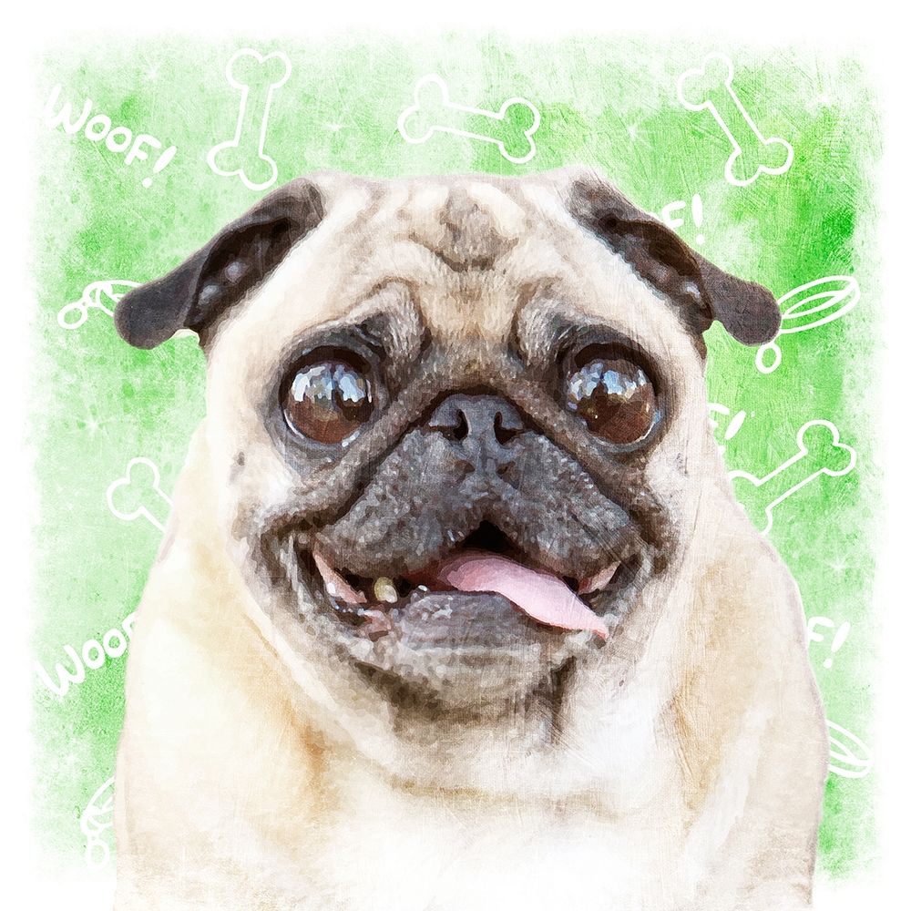Woof Woof 3 art print by Marcus Prime for $57.95 CAD