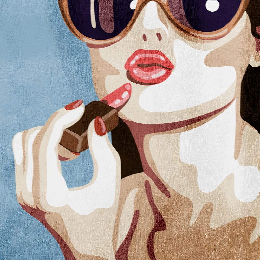 Fashionable Kiss art print by Marcus Prime for $57.95 CAD