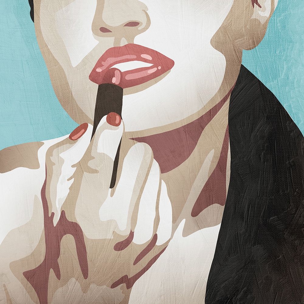 Fahionable Kiss 3 art print by Marcus Prime for $57.95 CAD