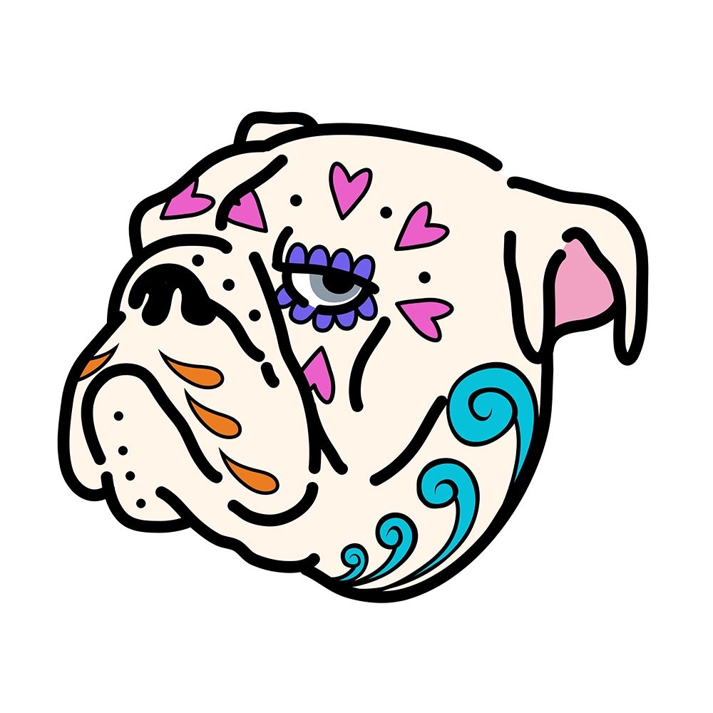 Sugar Bulldog art print by Marcus Prime for $57.95 CAD