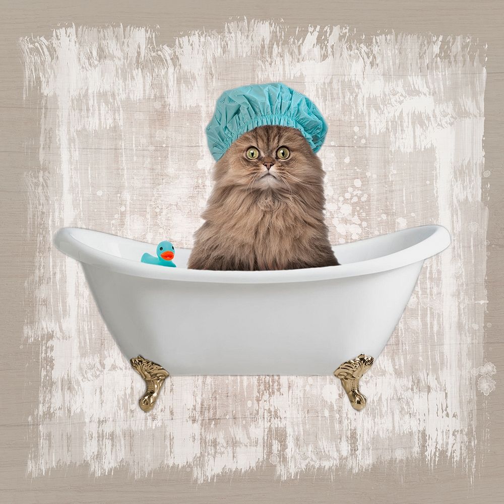Kitty Baths 2 art print by Marcus Prime for $57.95 CAD