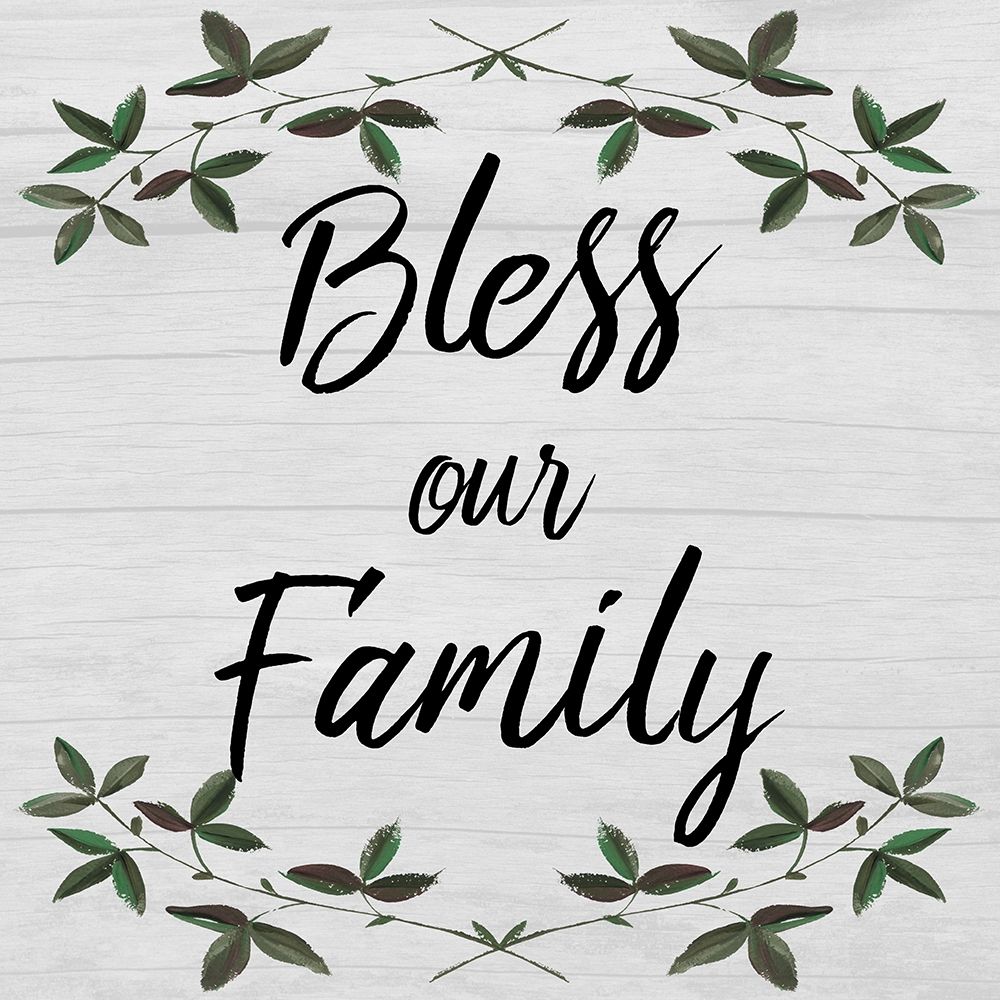 Bless Our Family art print by Marcus Prime for $57.95 CAD