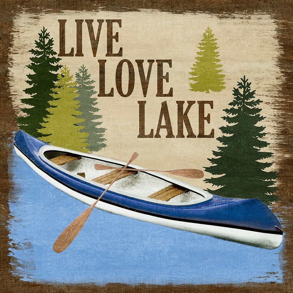 Live Love Lake art print by Marcus Prime for $57.95 CAD