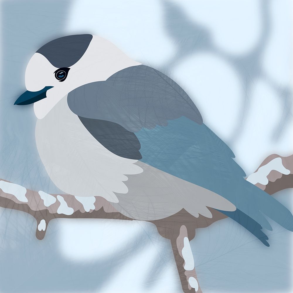 Majestic Jay art print by Marcus Prime for $57.95 CAD