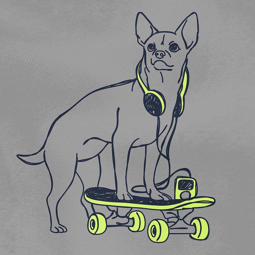Skateboarding Stewie art print by Marcus Prime for $57.95 CAD