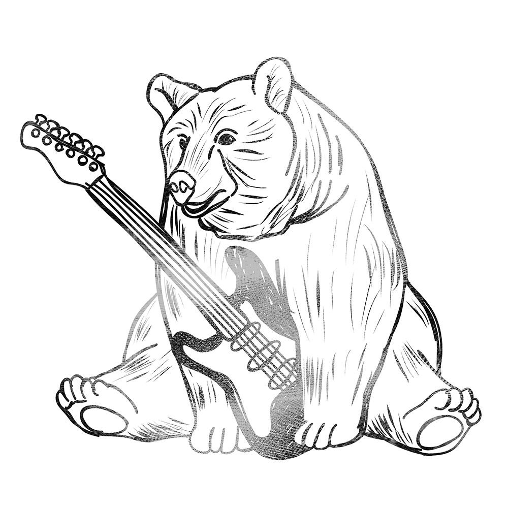 Rockin Bear art print by Marcus Prime for $57.95 CAD