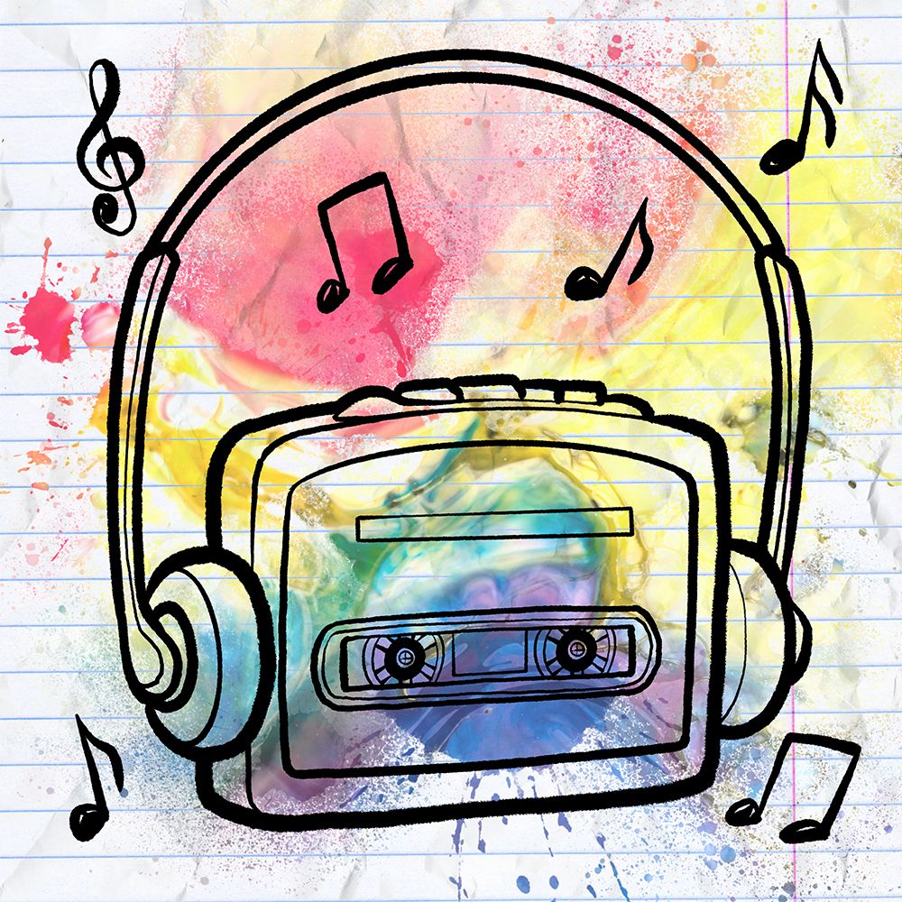 Bursting Music art print by Marcus Prime for $57.95 CAD