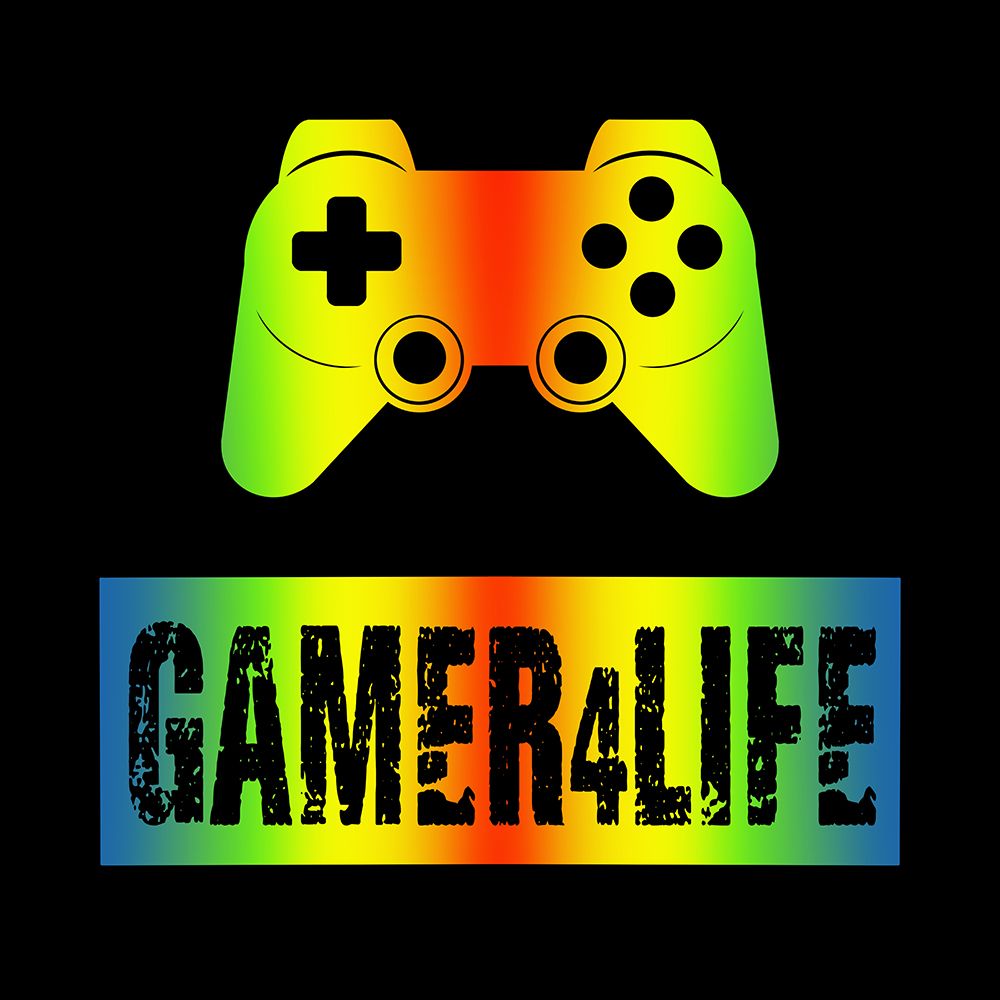 Colorful Gamer 4 Life art print by Marcus Prime for $57.95 CAD