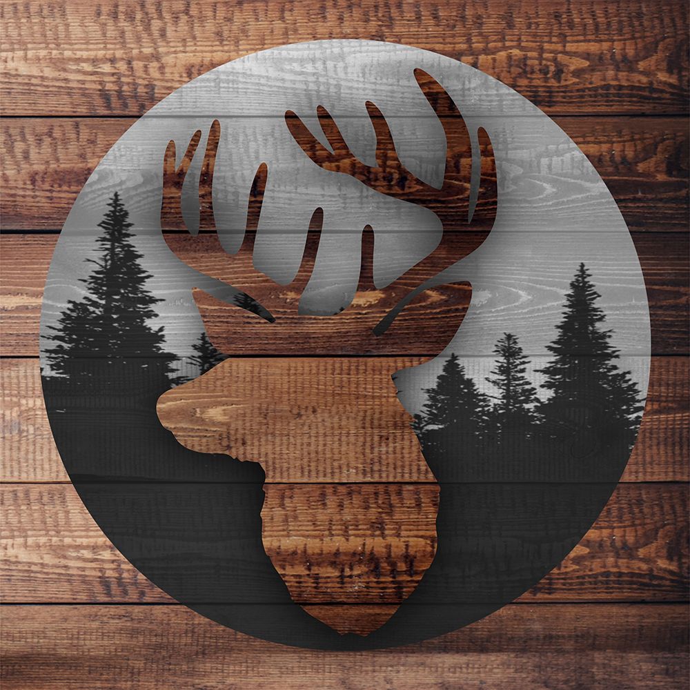 Deer Moon art print by Marcus Prime for $57.95 CAD